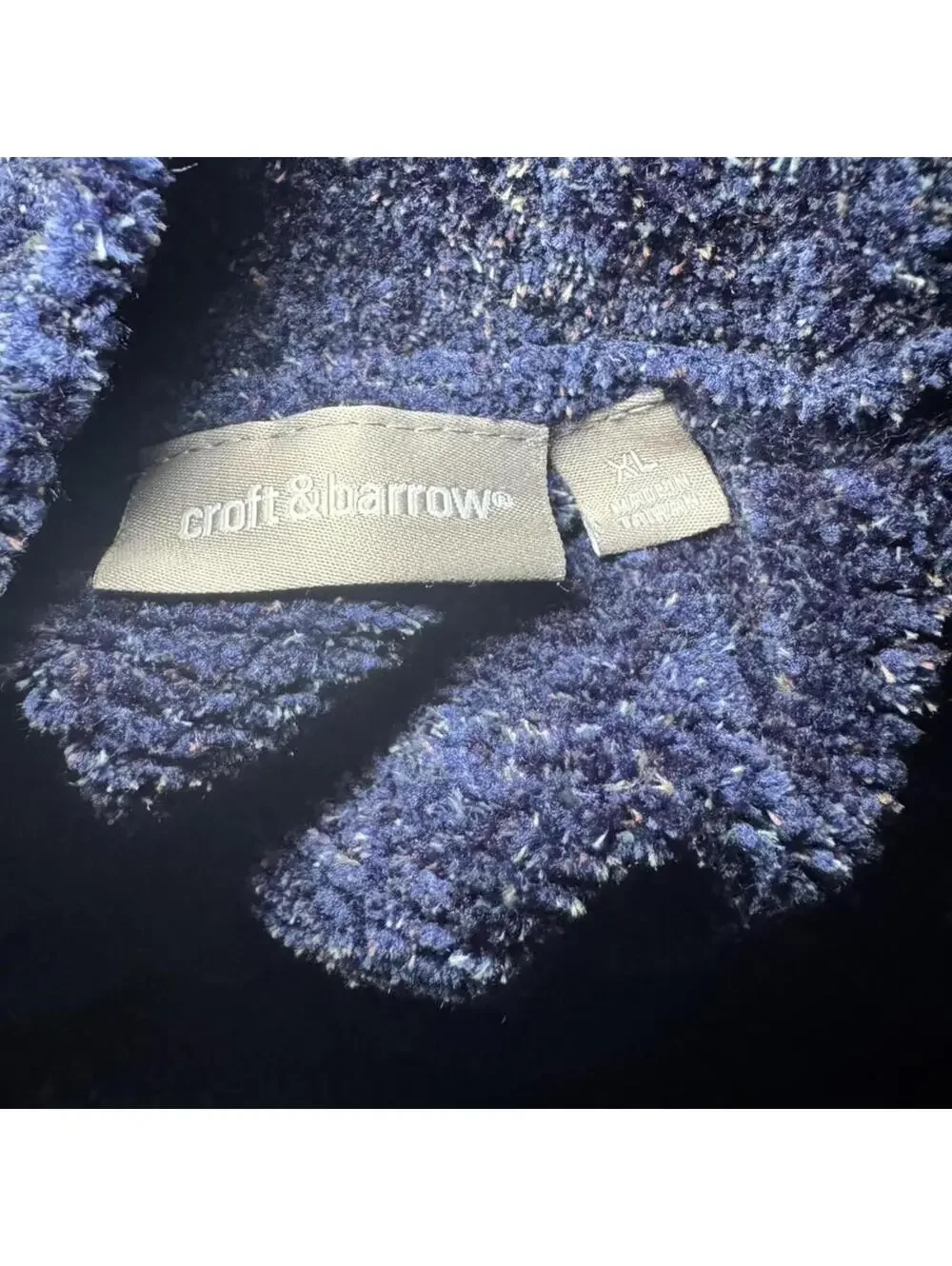 Croft & Barrow Women's Navy and Blue Jumper